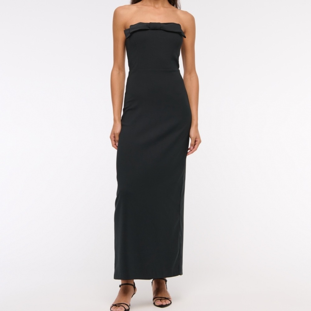 A&F Black Strapless Dress